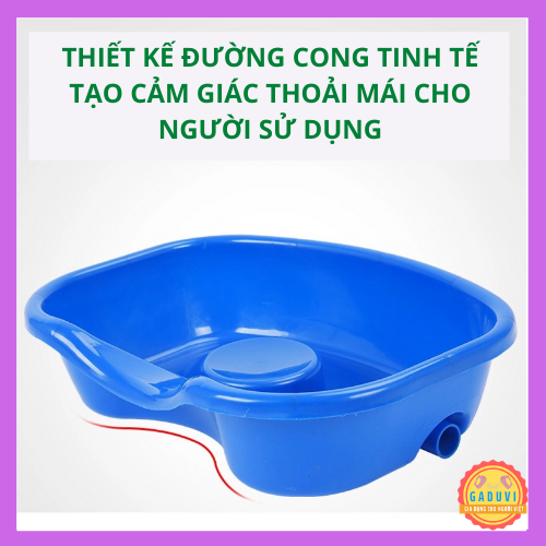 Bồn Gội Đầu, Thau Chậu Gội Đầu Tại Giường Thông Minh Cho Người Già, Trẻ Em, Bà Bầu GADUVI