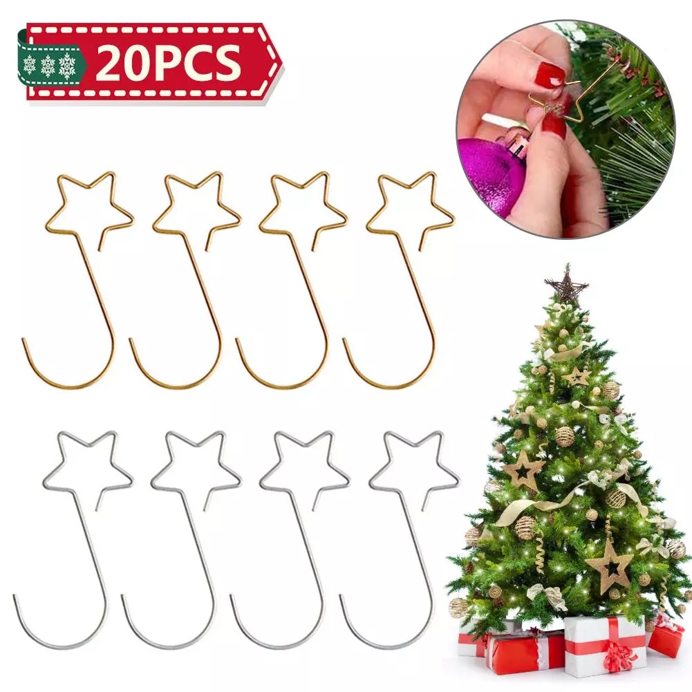 Set 20 Phụ Kiện Treo Trang Trí Cây Thông Giáng Sinh