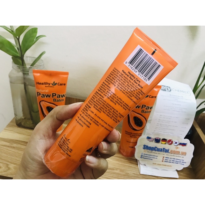 💁🏻‍♀️ Kem dưỡng da khô kem đu đủ đa năng Healthy Care Paw Paw Balm 100g 💝