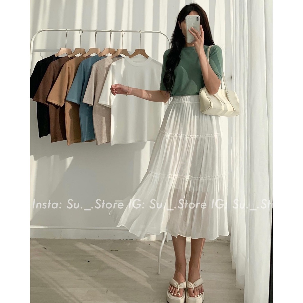 Chân váy voan 2 lớp 2 tầng CV111 SUSTORE