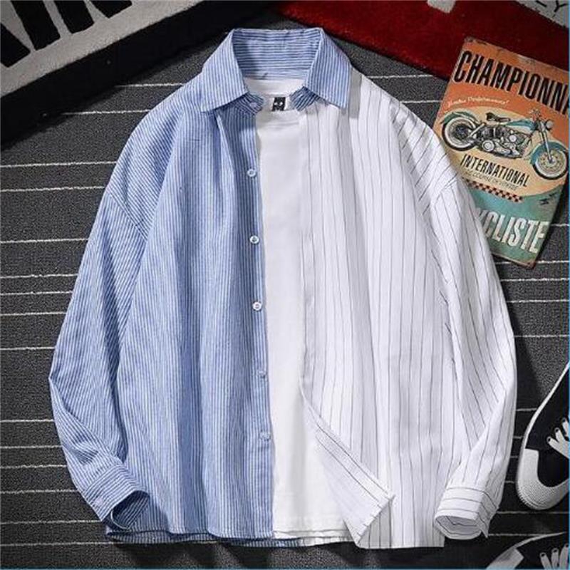 Áo Khoác Blazer Tay Dài Kẻ Sọc Nhiều Màu Cho Nam