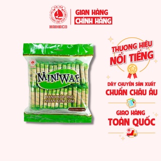 Bánh xốp ống miniwaf hải hà hương cốm - túi 300g