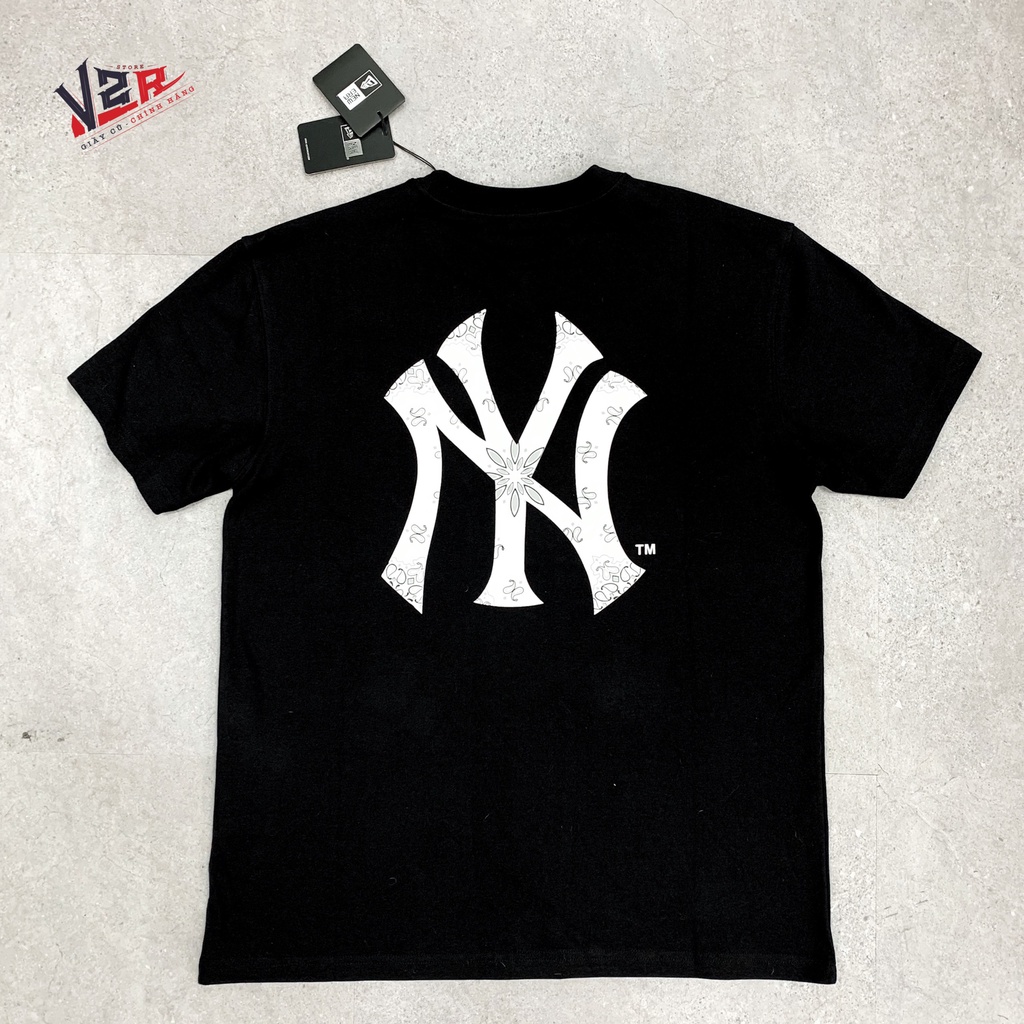 Áo New.Era MLB Big Paisley NY T-shirt Black
