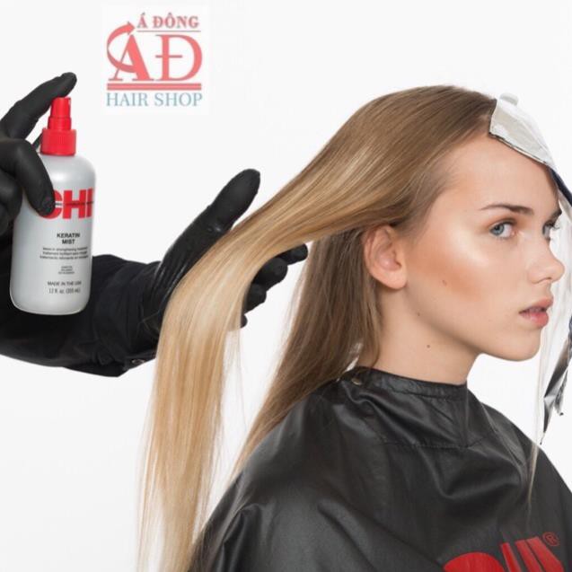 [Chính hãng] [Siêu rẻ] Xịt dưỡng tóc CHI Keratin Mist Leave-in Strengthening Treatment 355ml