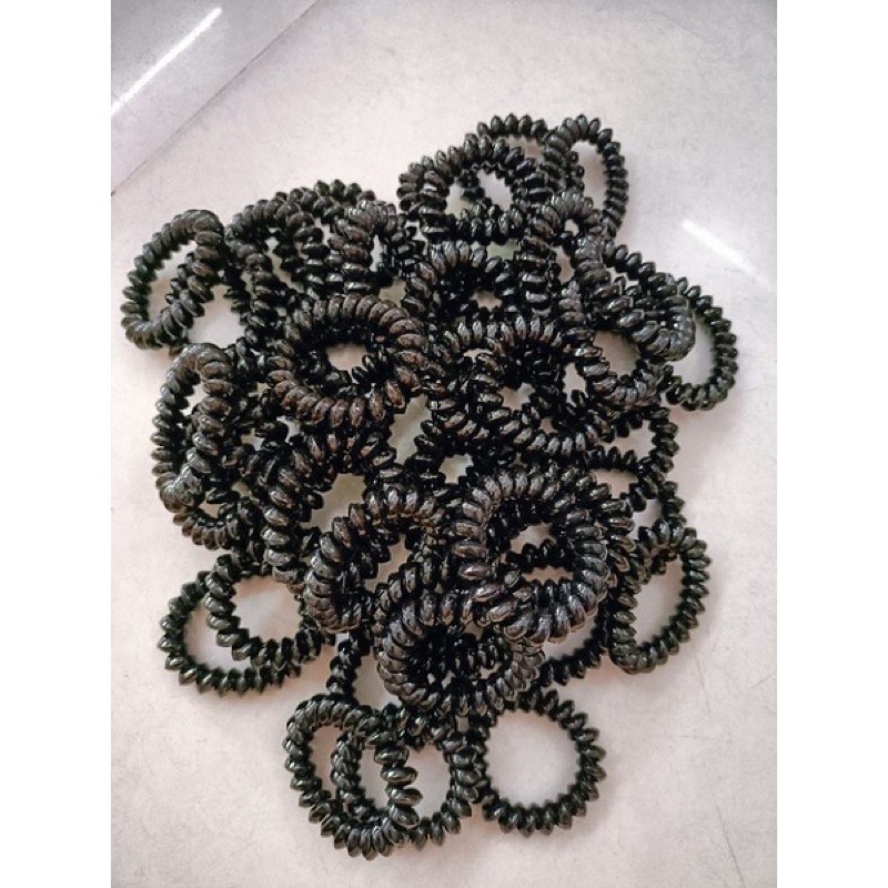 sét 5 dây cột tóc lò xo màu đen