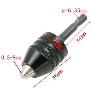 Đầu kẹp mũi khoan nhỏ dành cho máy bắt vít 1/4