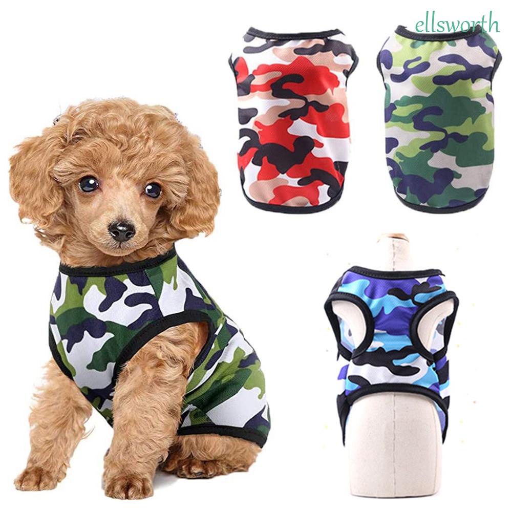 Áo thun mềm mại thoáng khí in rằn ri nhiều màu cho thú cưng size XS-2XL tùy chọn