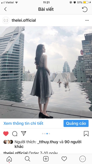 Váy đan dây lưng đen, xám tro hai dây hở lưng dáng xoè bồng bềnh