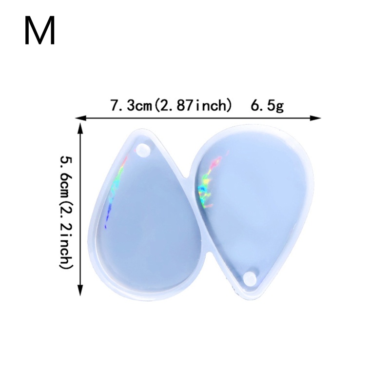 Khuôn Làm Móc Khóa / Vòng cổ Bằng Epoxy Hình Bóng Đèn DIY