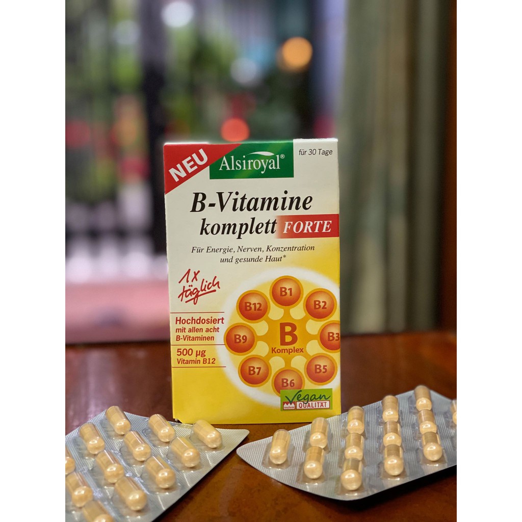 Vitamin nhóm B Alsiroyal 30v