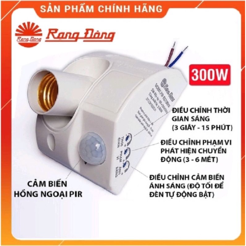Đui đèn cảm ứng Rạng Đông 300W.Hàng chính hãng