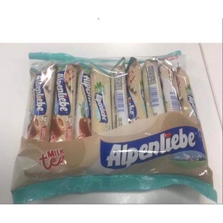 Alpenliebe hồng trà sữa bịch 16 thỏi