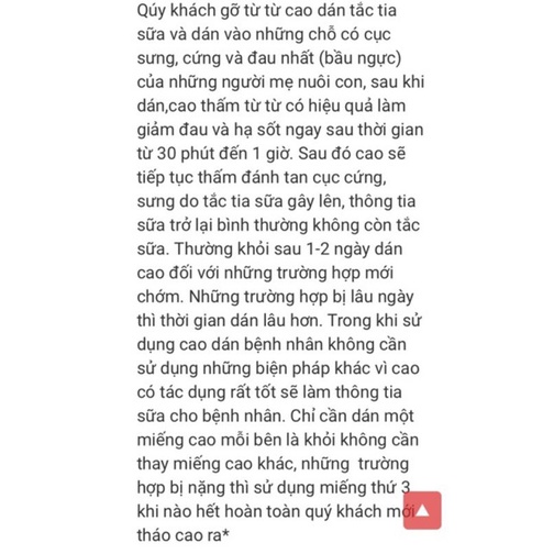 CAO DÁN THÔNG TẮC TIA SỮA BẢO ANH SAU SINH.