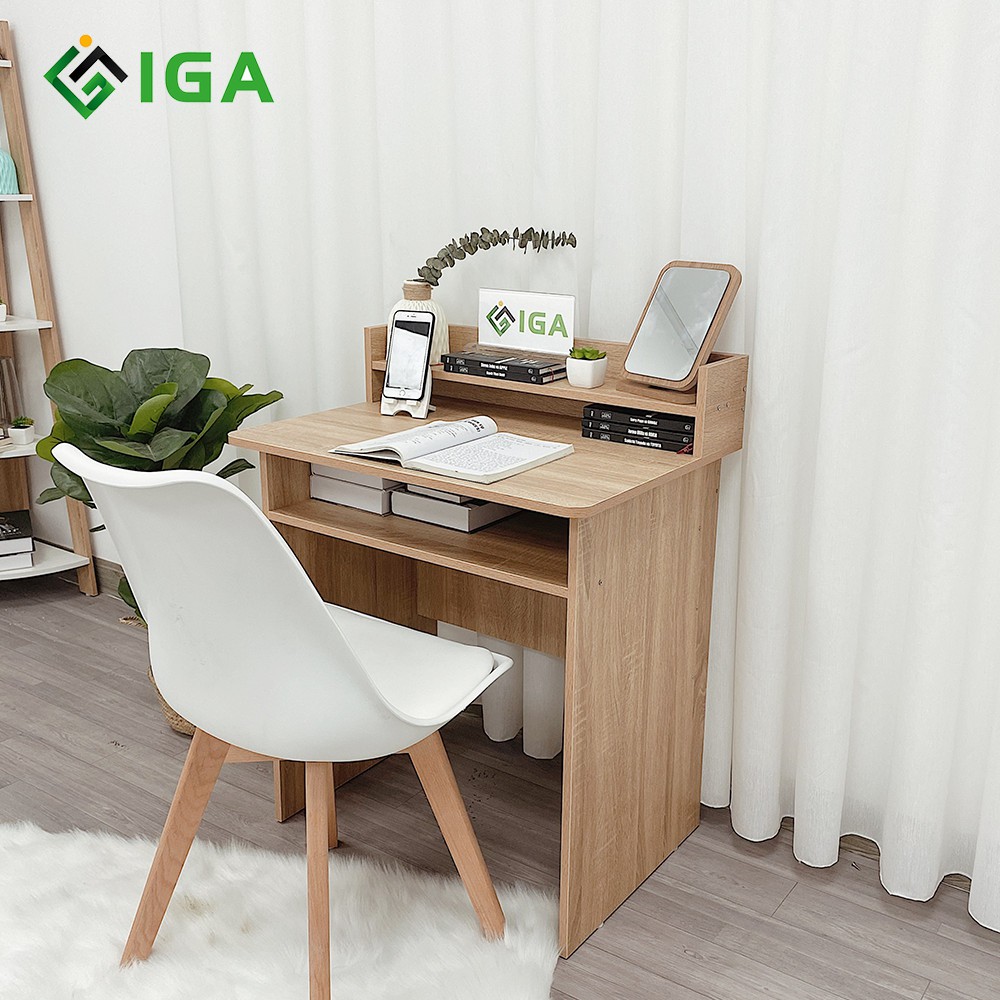 [ SALE HỦY DIỆT] Bàn Học Thông Minh S Table FULL vân gỗ GP119.04- thương hiệu IGA