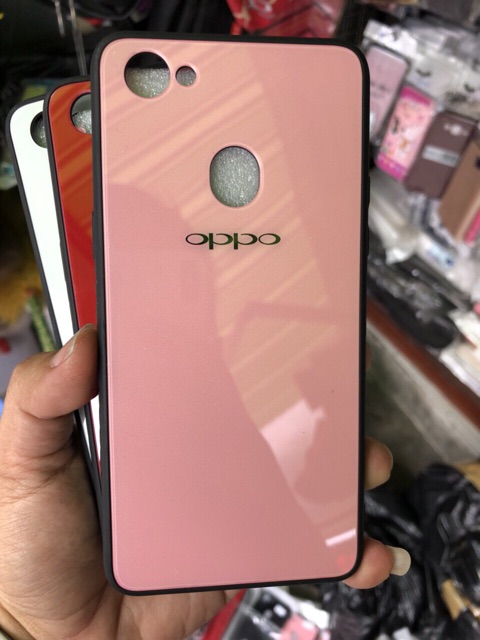 Ốp lưng Oppo F7 mặt bóng viền dẻo