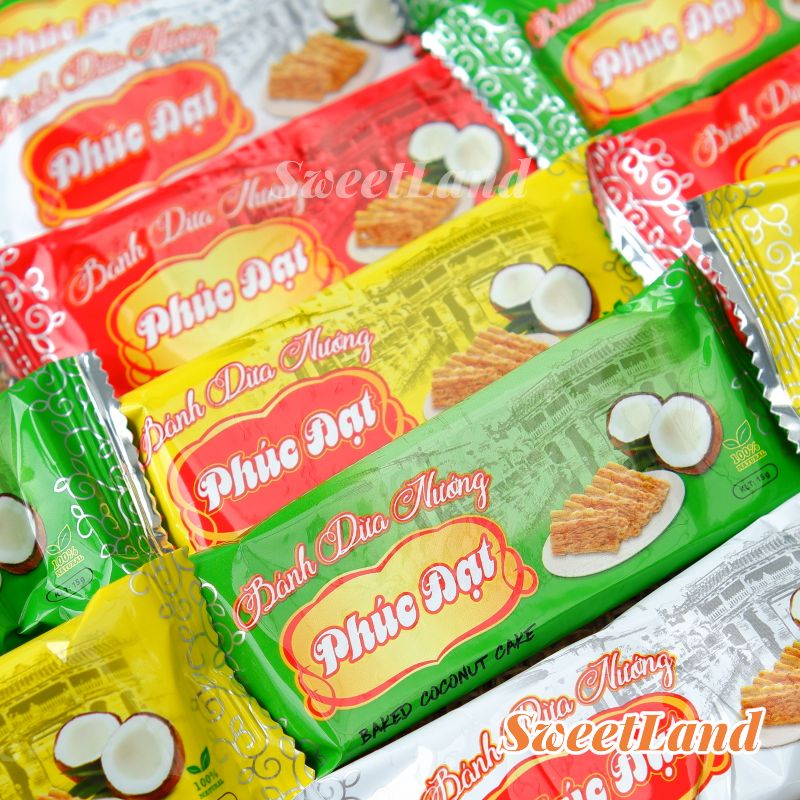 Bánh dừa nướng Phúc Đạt đặc sản Quảng Nam gói 180g