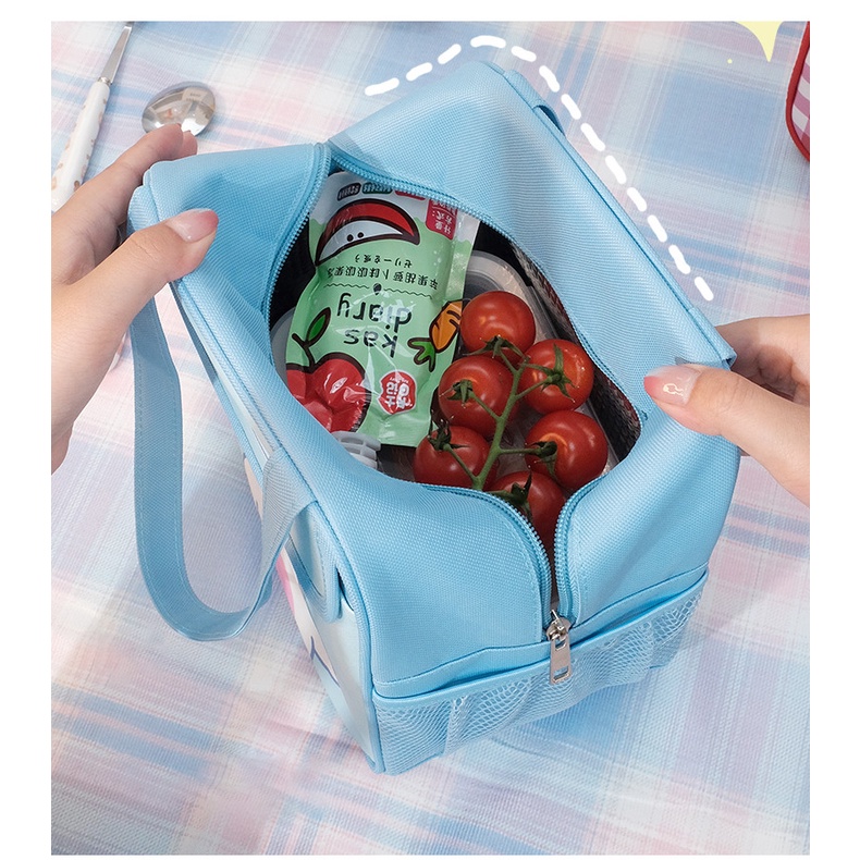 Túi Đựng Hộp Cơm Giữ Nhiệt Họa Tiết Hoạt Hình Đáng Yêu