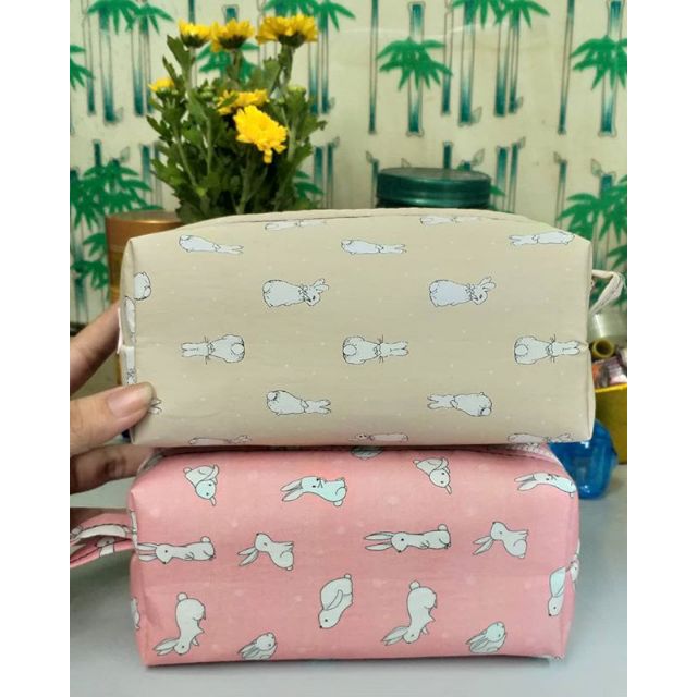 Hộp bút vải thỏ