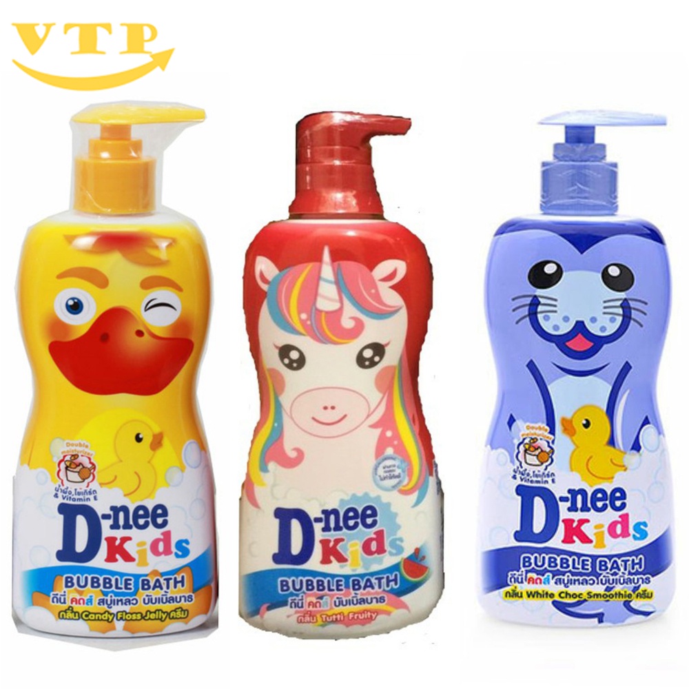 Combo 2 Chai Sữa Tắm Gội Dnee-Kid Hình Thú 400ml