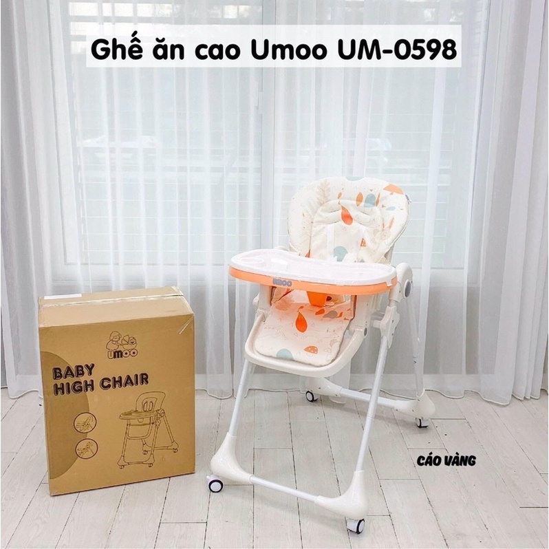 GHẾ ĂN DẶM UMOO CAO CẤP CHỈNH ĐỘ CAO