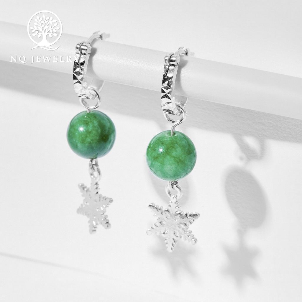 Bông tai hoa tuyết - NQ Jewelry
