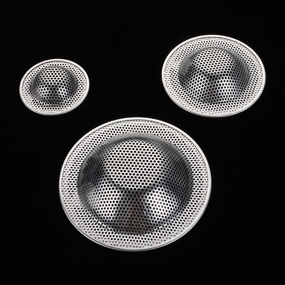 Nắp lọc rác bồn rửa chén/ bồn tắm bằng thép không gỉ tiện dụng cho nhà bếp/ nhà tắm