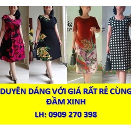 Xưởng Đầm Trung Niên Giá Tốt