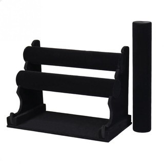 Giá treo trang sức vải nhung 3 tầng tiện dụng