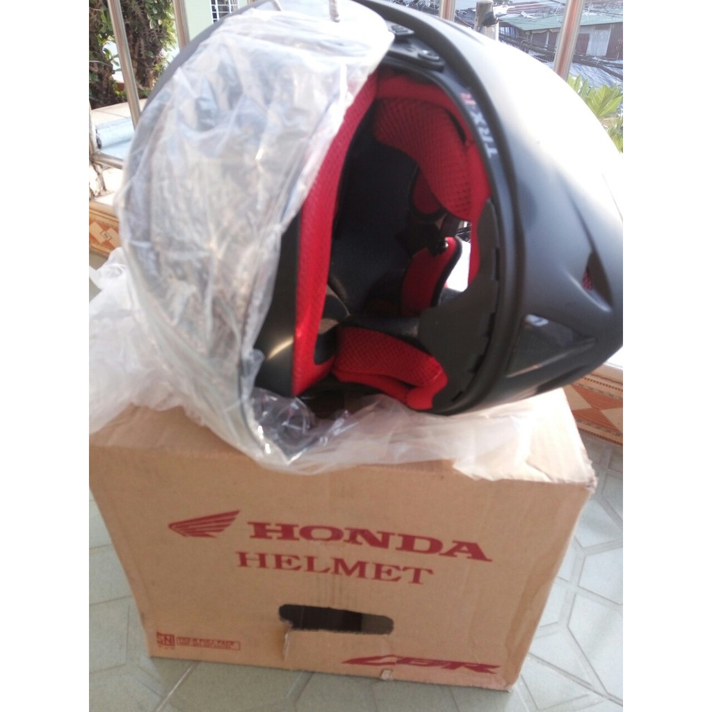 Nón bảo hiểm honda Fullface nk theo xe CBR từ Indonesia ( đen nhám)