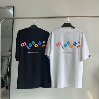Áo thun MISSOUT 7 Màu form rộng tay lỡ kiểu unisex nam nữ