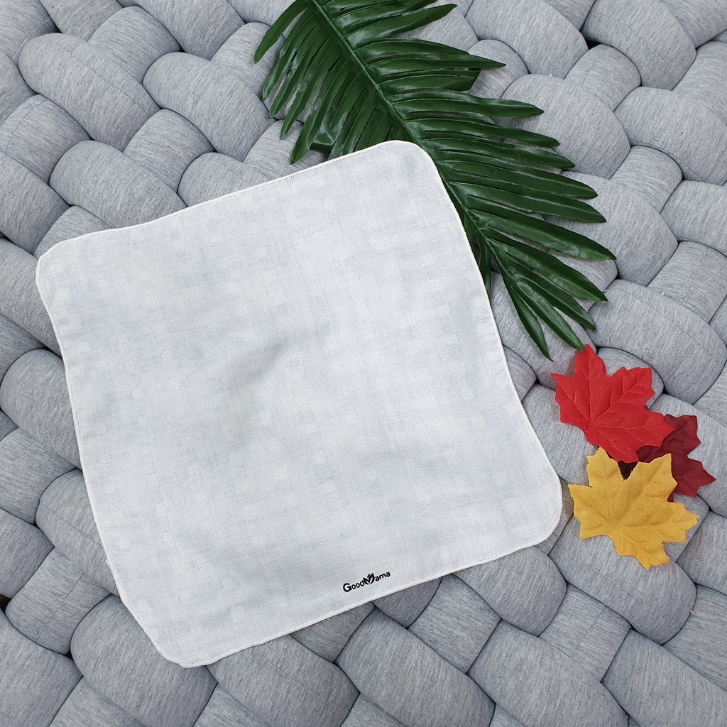 Khăn xô sữa cho bé sơ sinh - SET 6 khăn sợi tre Goodmama 2 lớp kích thước 30*30cm