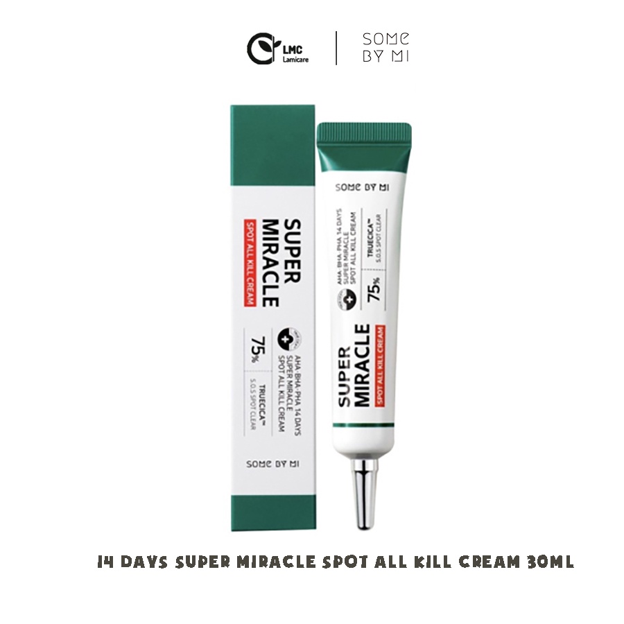 Kem chấm mụn Some By Mi 14 days super miracle spot all kill cream 30ml Lamicare