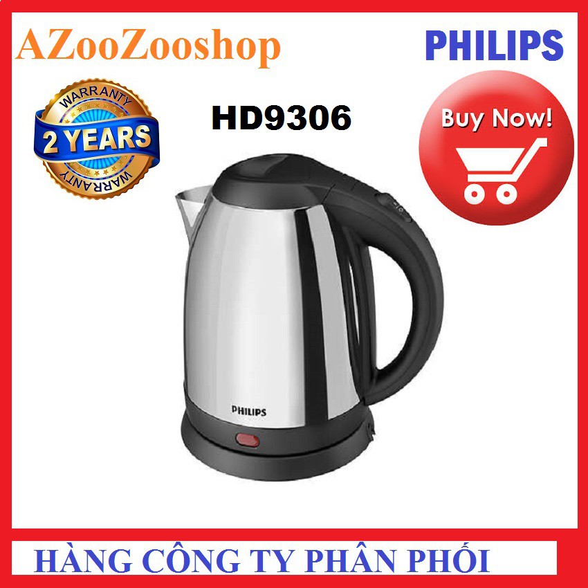 Ấm siêu tốc inox Philips HD9306