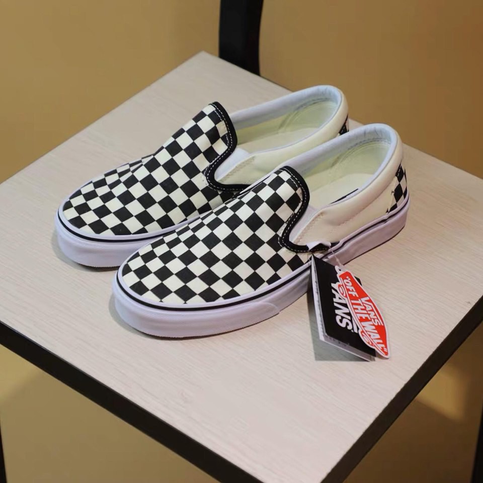 GIÀY VANS SLIP ON CHECKERBOARD (Size 39)