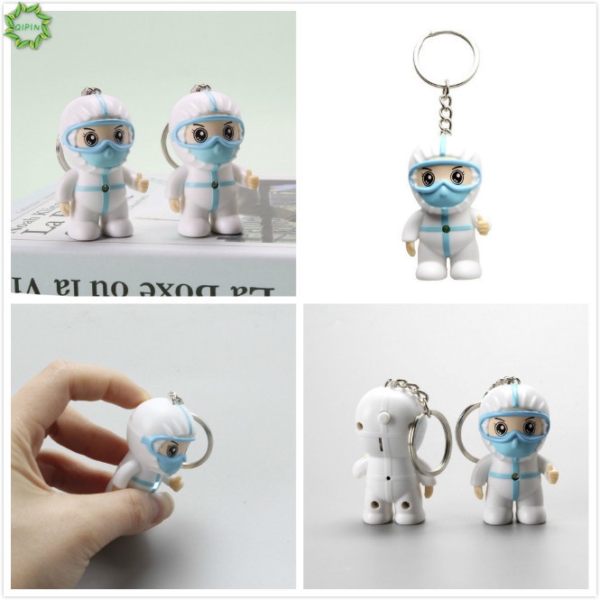 Móc Khóa Hình Chìa Khóa Có Đèn Led Mini