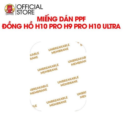 Combo 2 Miếng dán màn hình Ppf Dành Cho Đồng hồ thông minh Hafu Watch H10 Pro H9 Pro H10 Ultra Cường LựcDẻoTrongHandtown