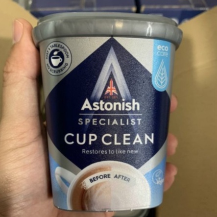Bột tẩy đa năng Astonish, tẩy rửa sạch sẽ các vết bẩn, vết ố vàng không mùi không độc hại C9630 hộp 350g