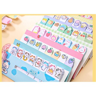  Bộ 120 tờ giấy đánh dấu trang xinh xắn
