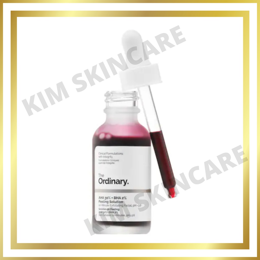 The Ordinary BHA 2% AHA 30% Peeling Solution Tẩy Tế Bào Chết Serum Sáng Da Mờ Thâm Se Khít Lỗ Chân Lông | BigBuy360 - bigbuy360.vn