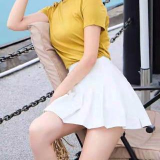 chân váy xếp ly nhỏ
