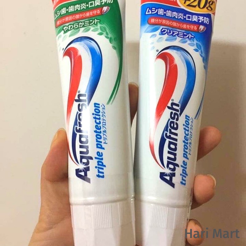 Kem đánh răng Aquafresh Nhật Bản 140g