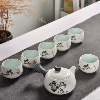 Ấm pha trà xứ đơn giản kiểu dáng nhật bản - kèm hộp quà tặng.