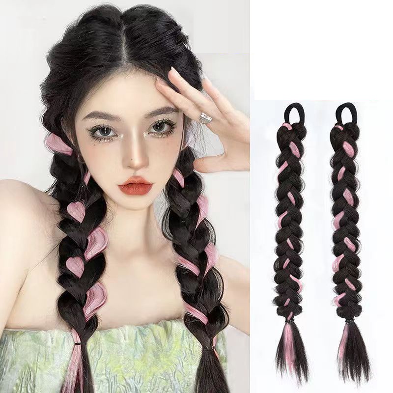 Tóc Giả Thắt Bím Dùng Tập Boxing