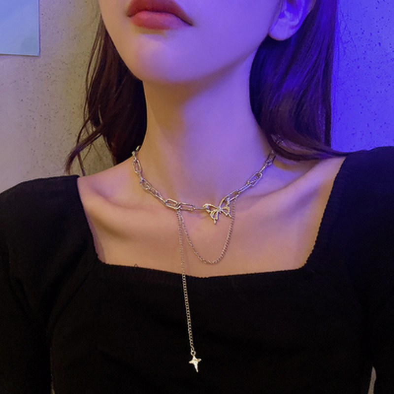Vòng Cổ Choker Hình Bướm Xinh Xắn Dành Cho Nữ