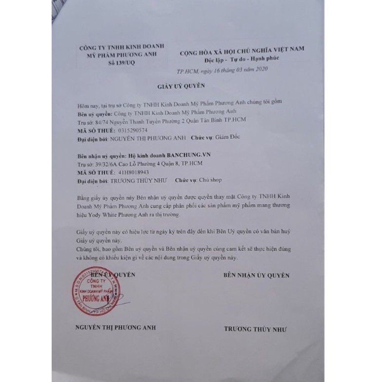 Kem chống nắng cho da nhờn Yody White Phương Anh Lọ 30gr