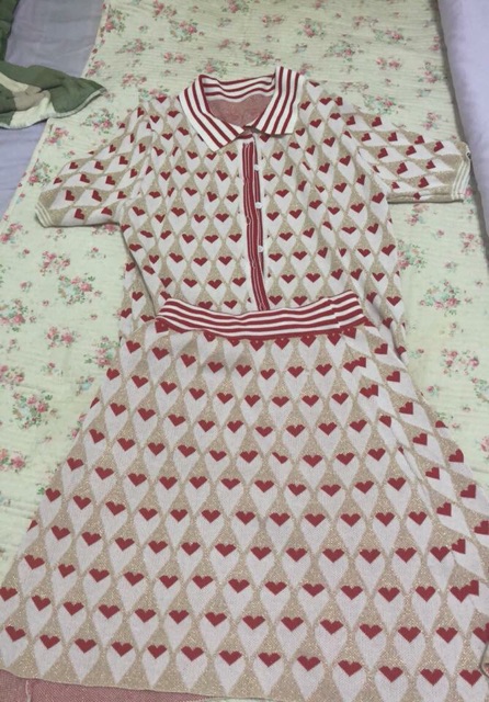 Set len nhũ hình tim mịn đẹp