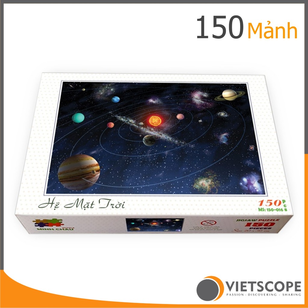 Tranh xếp hình 150 mảnh ghép – Hệ Mặt Trời - VietScope
