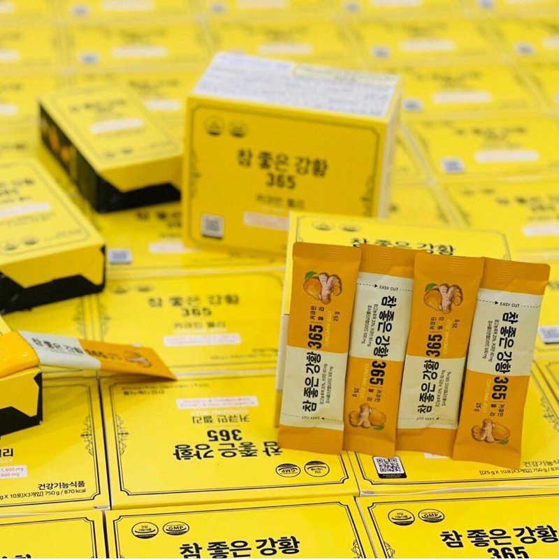 Tinh Chất Nghệ - Thạch Nghệ NaNo Curcumin 365 Hàn Quốc (Tách lẻ)