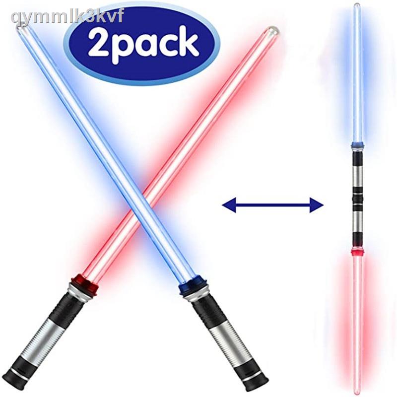 ○۩¤Thanh kiếm laser có thể thu lại hiệu suất đóng hộp màu Star Wars cảm biến hai trong một đổi laze chuyển