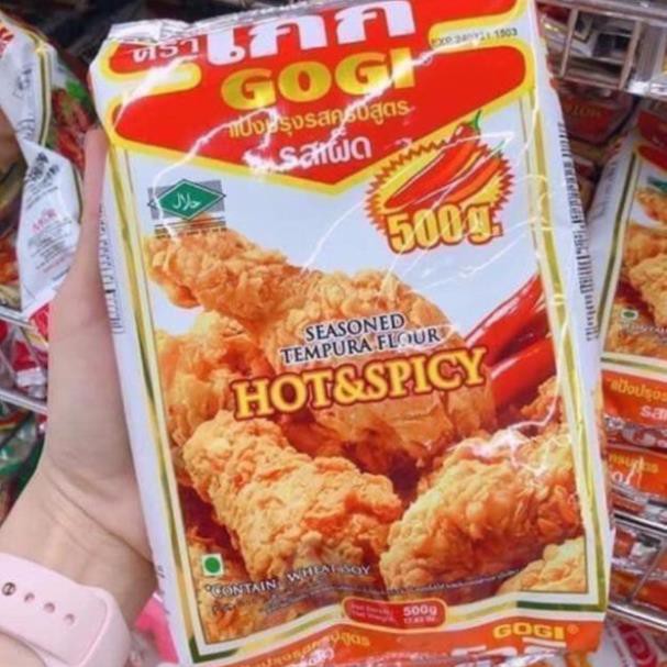 [SẴN] Bột Chiên Gà KFC Thái Lan GoGi gói lớn 500gram, cay và không cay